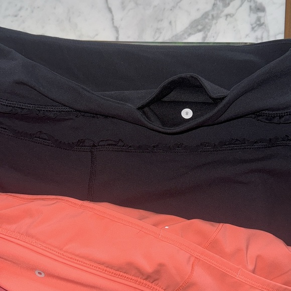 Lululemon Coral Salmon Speed Up Shorts Size 8. - Picture 12 of 13